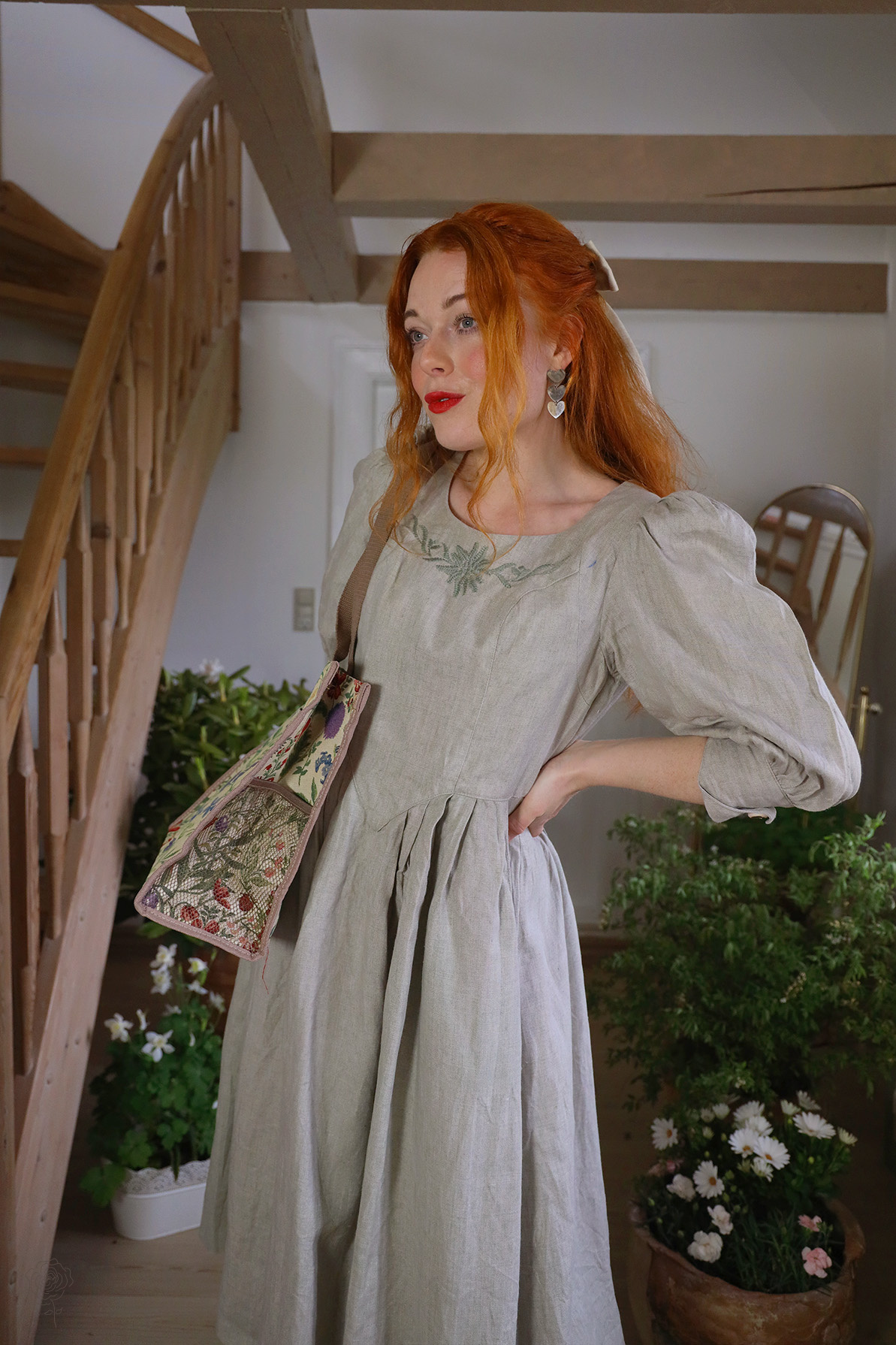 linen cottagecore dress Cottagecore Dress