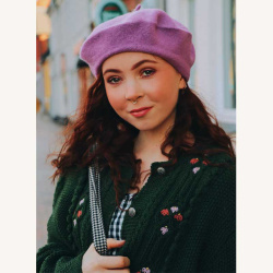 French Kiss Lilac Beret