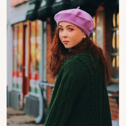 French Kiss Lilac Beret