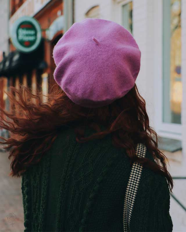French Kiss Lilac Beret