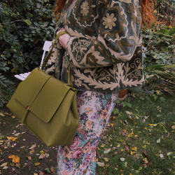 Magical Fall Green Velvet Jacket 