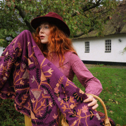 Magical Garden Purple Floral Jacket 