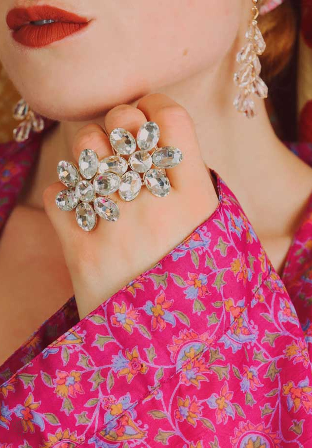 Magnificent Flower Ring 