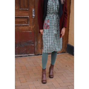 Bottle Green Happy Tights