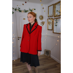 Merry Elegant Red Vintage Blazer | M/L