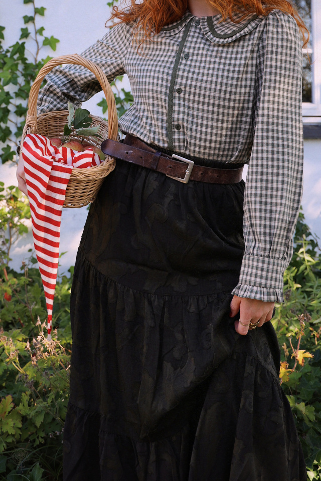 Midnight Moss Maxi Skirt 