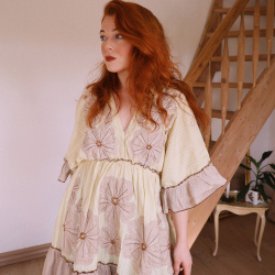 Mild Spring Mini Boho Dress | S/M