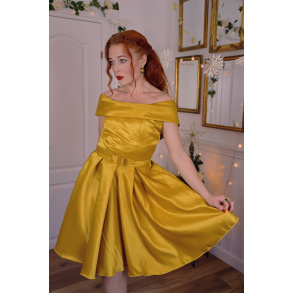 Mini Golden Belle Dress | S