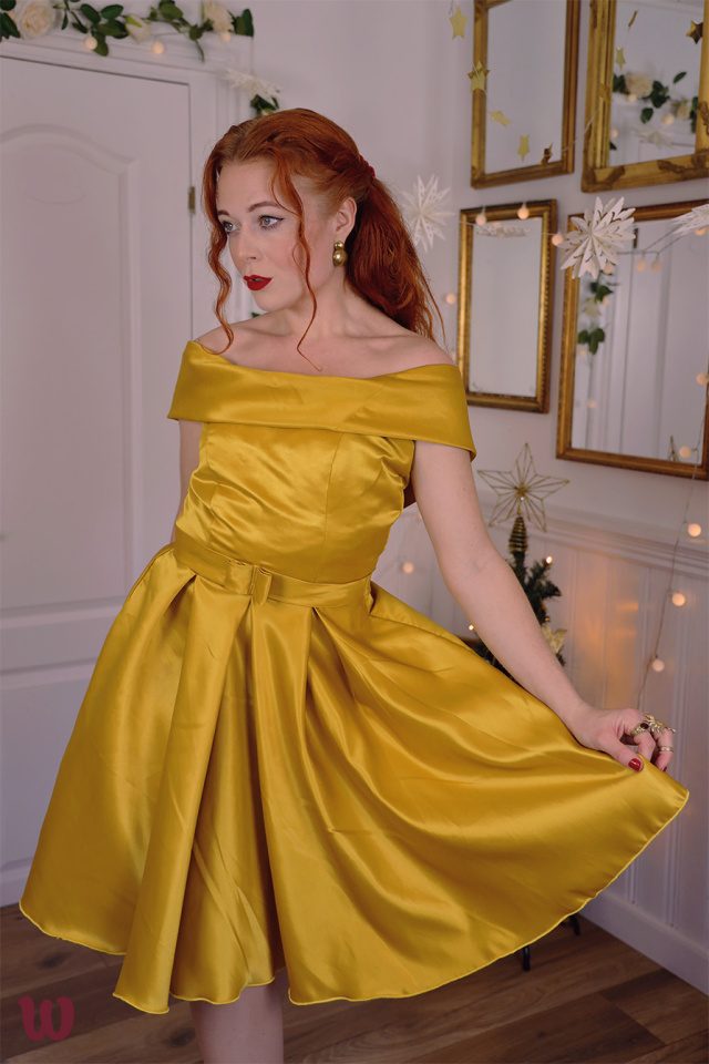 Mini Golden Belle Dress | S