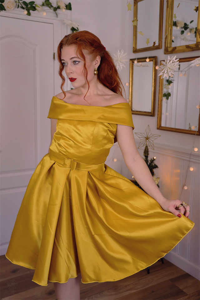 Mini Golden Belle Dress | S
