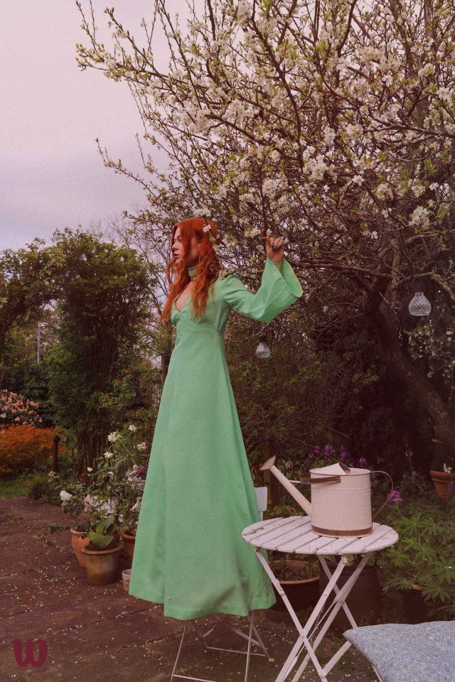 Minty Green 70's Gown | S/M