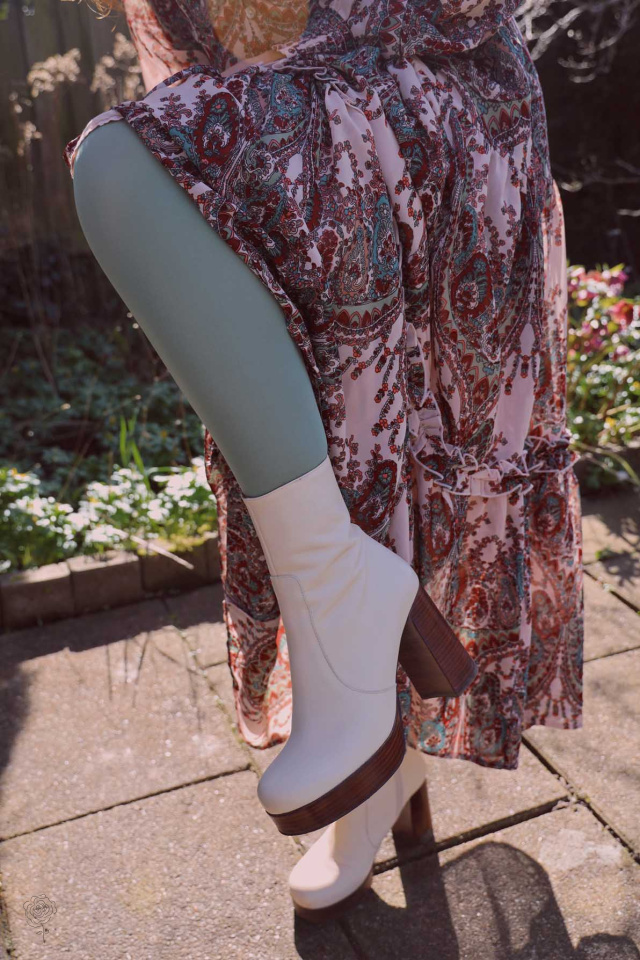Minty Green Happy Tights