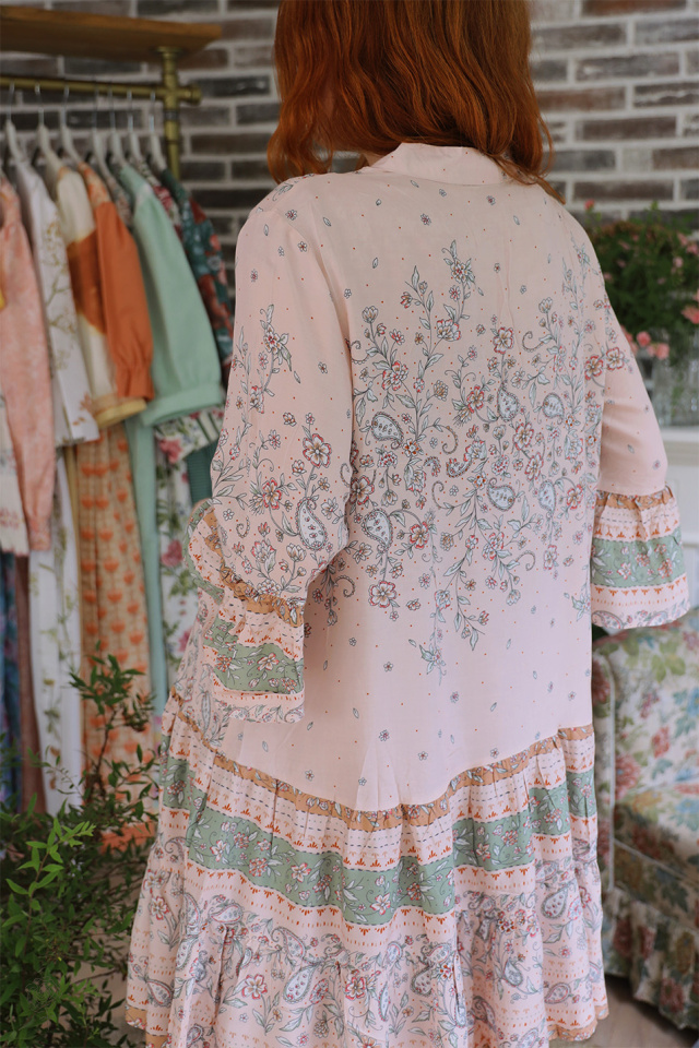 Morning Bliss Light Peachy Floral Mini 