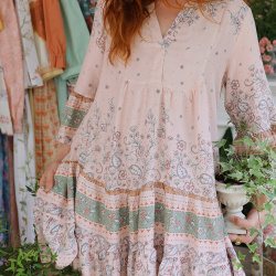 Morning Bliss Light Peachy Floral Mini 