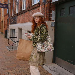 Morning Garden Hobo Bag