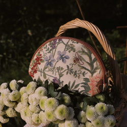 Morning Garden Cosmetic Bag