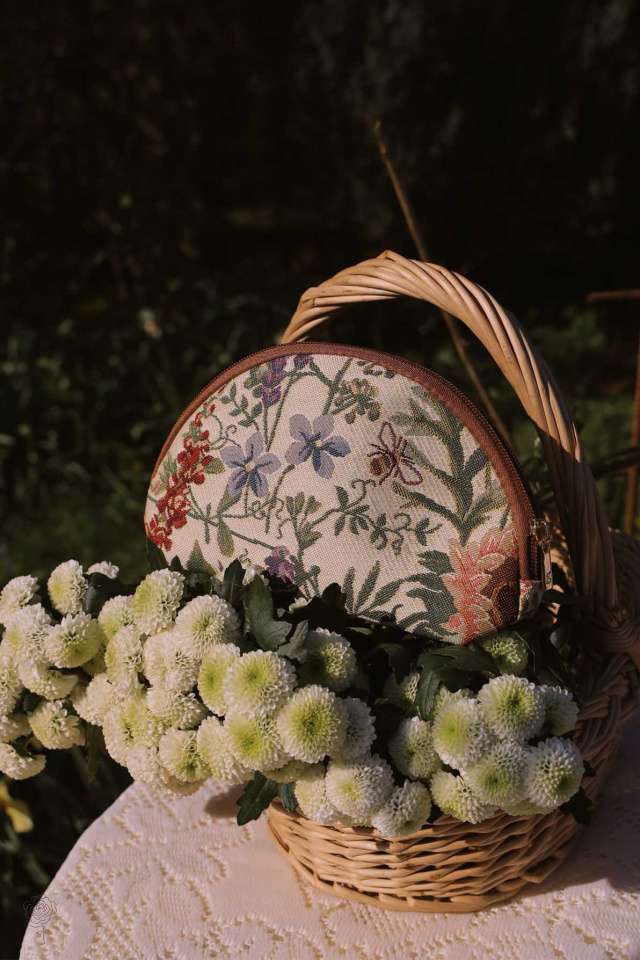 Morning Garden Cosmetic Bag