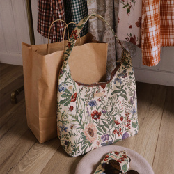 Morning Garden Hobo Bag