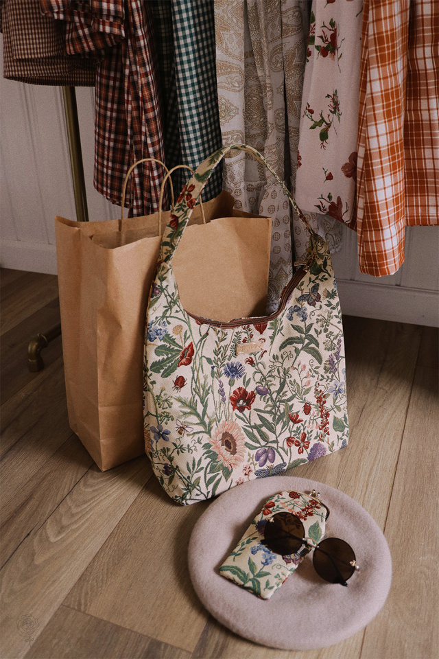 Morning Garden Hobo Bag
