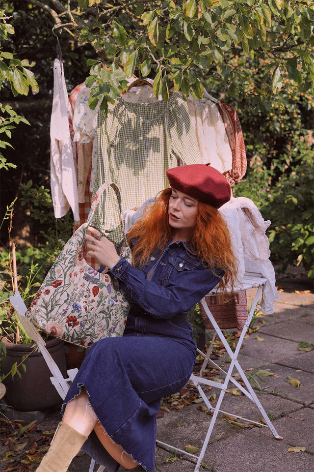 Morning Garden Hobo Bag