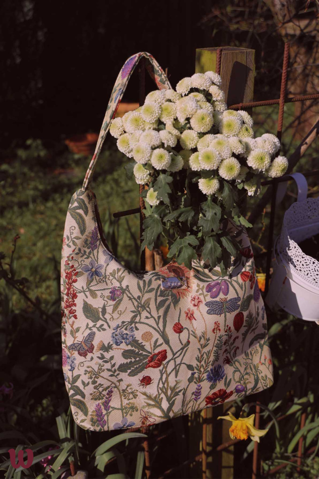 Morning Garden Hobo Bag