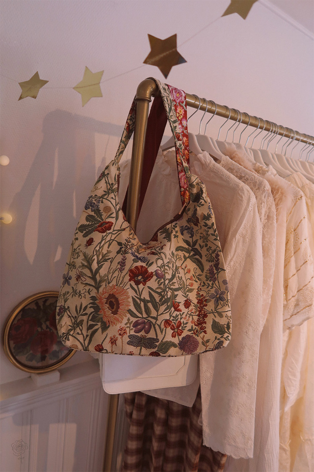 Morning Garden Hobo Bag