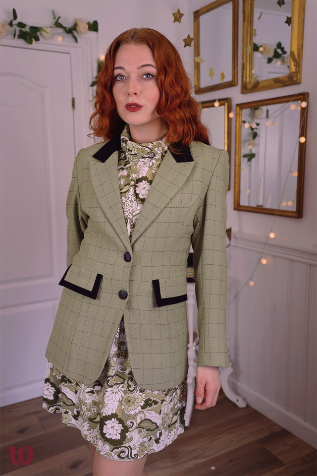 Light Mossy Vintage Blazer | S