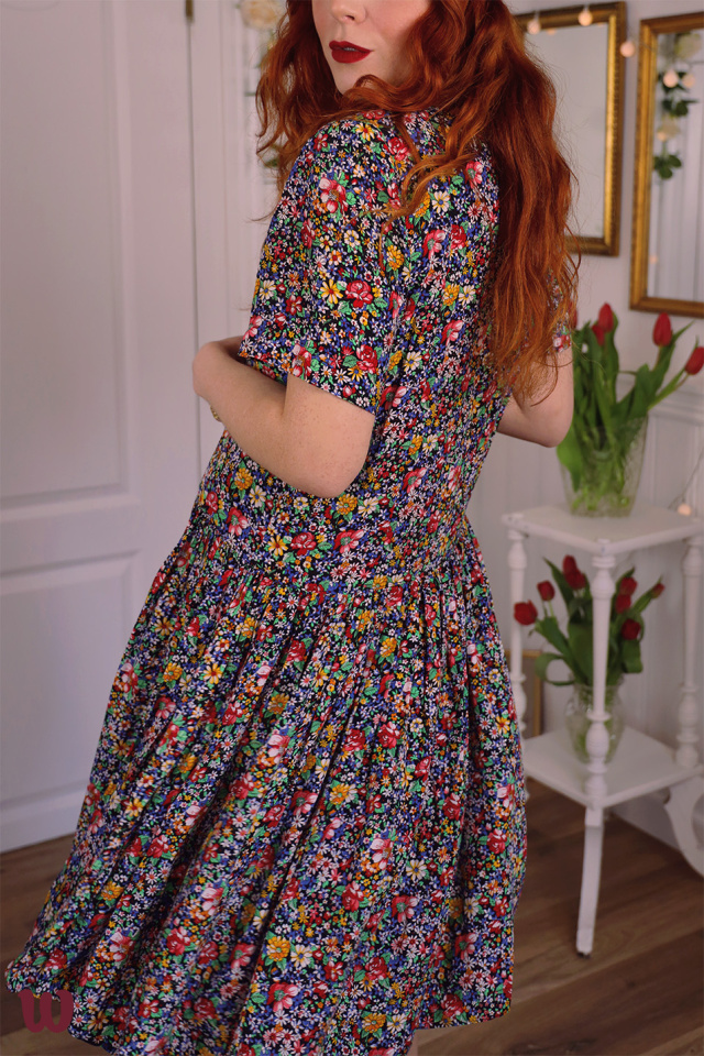 Multi Colour Floral Mini Dress | M