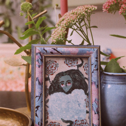 Multicoloured Frame w. Postcard by Elise Buch