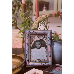 Multicoloured Frame w. Postcard by Elise Buch