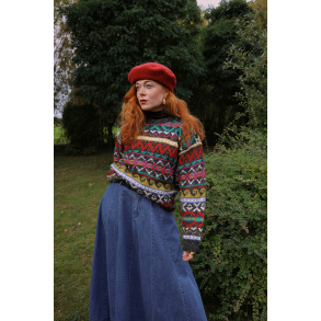 Multi Coloured Comfy Vintage Sweater | M