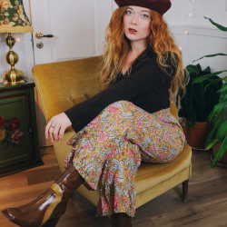 Dark Brown Wool Beret