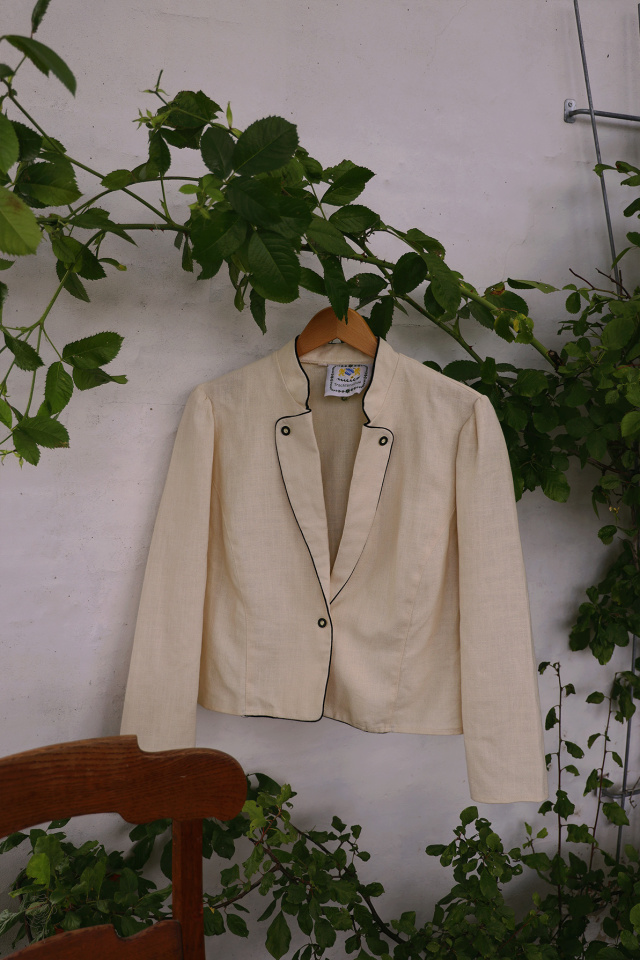 Natural Fibers Vintage Blazer | L