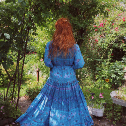 Ocean Boho Chic Kimono Dress 