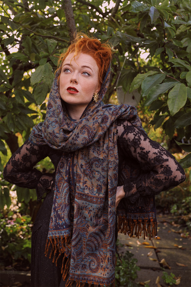 Ocean Eyes Boho Scarf &amp; Blanket 