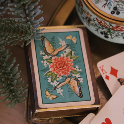 Old Butterfly Card game | Set of 2