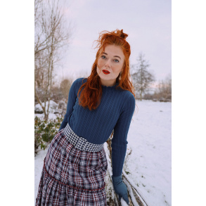 Old Petrol Comfy Blouse 