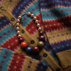 Statement Bead Necklace 