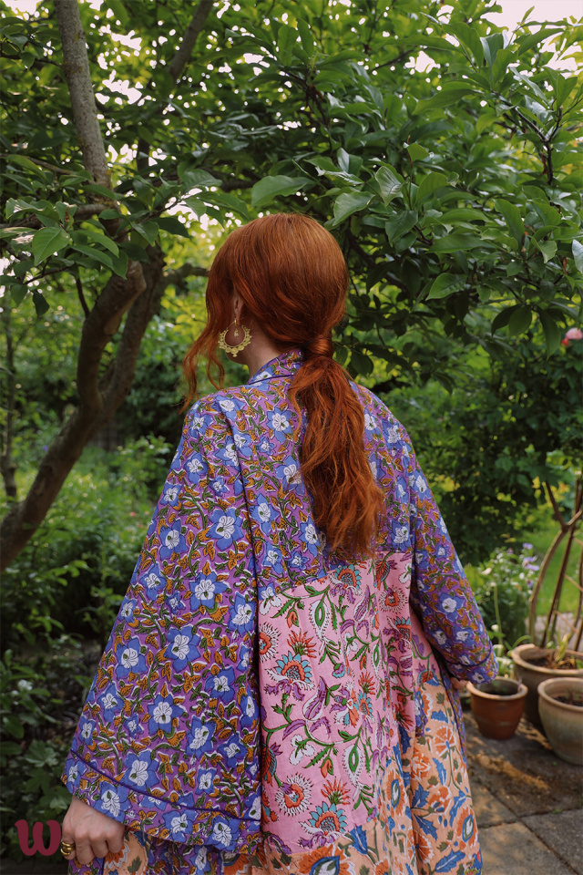One With The Wildflowers | Purple Kimono