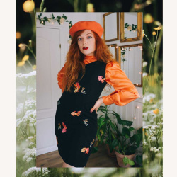 Warm Orange Beret