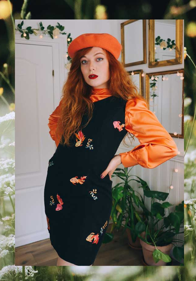Warm Orange Beret