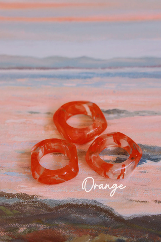 Bold Statement Plastic Rings 