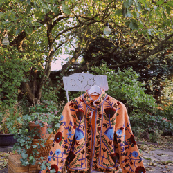 Orange Suzani Floral Jacket