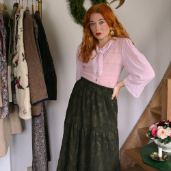 Delicate Pink Vintage Blouse | S