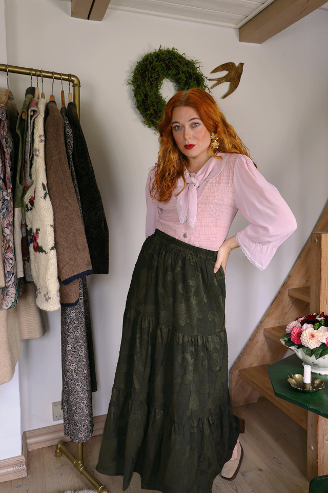Delicate Pink Vintage Blouse | S