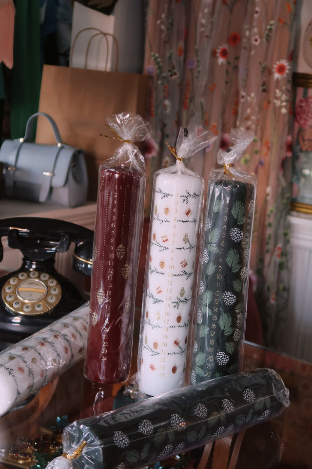 Francesca | 1 x Green Count Down Candles 