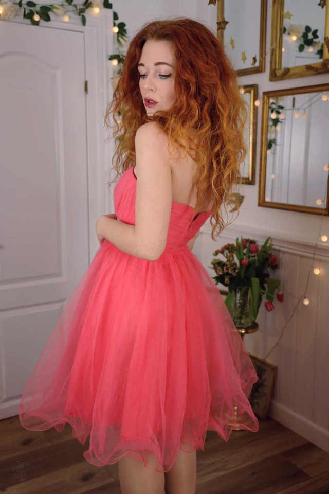Bright Pink Mini Prom Dress | XS