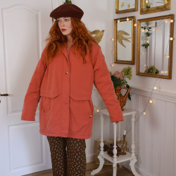 Peachy Autumn Vintage Jacket | L