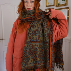 Peachy Autumn Vintage Jacket | L