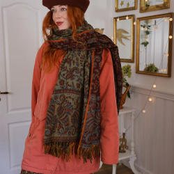 Peachy Autumn Vintage Jacket | L